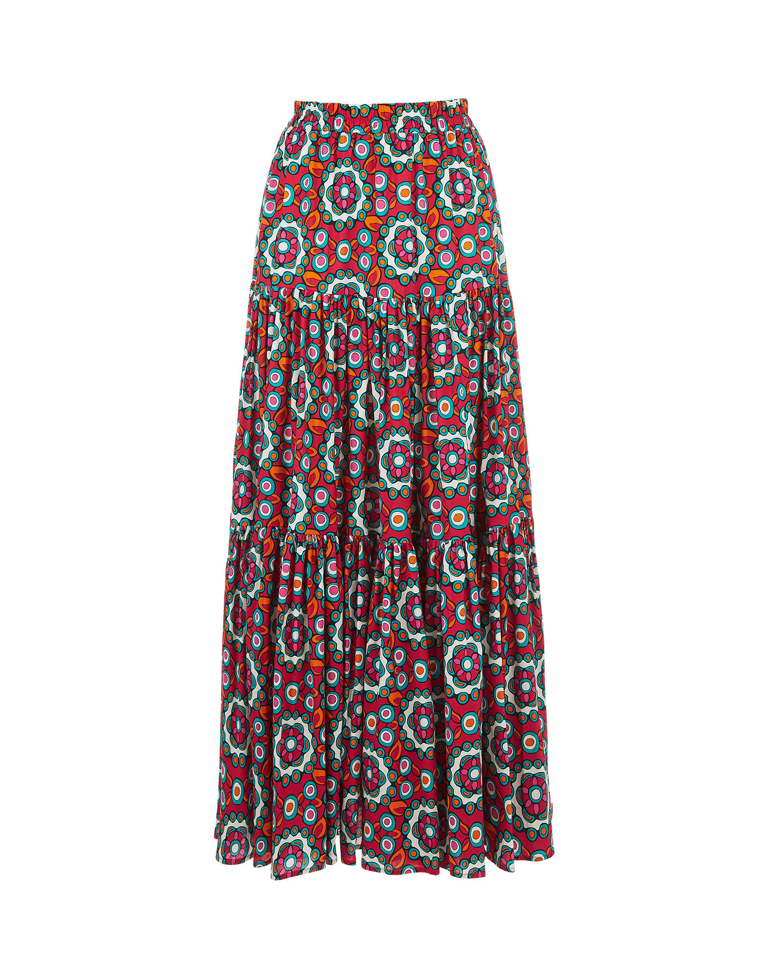 LaDoubleJ Big Skirt Kaleidoscope Fuxia SKI0001COT020KAL0004