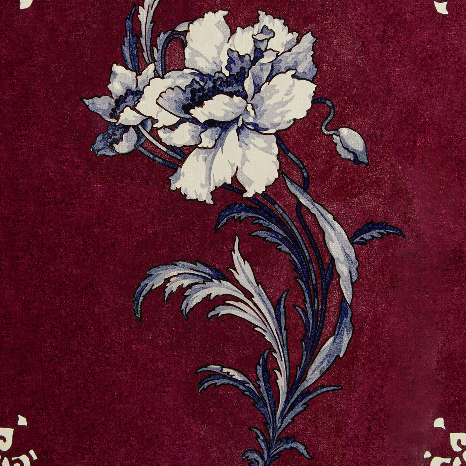 La Doublej Placemats & Runners Women - Disk Placemats Set Of 2 Nymph Bloom Bordeaux One Size 83% Wood Fiber 12% Cork 5% Polyester 