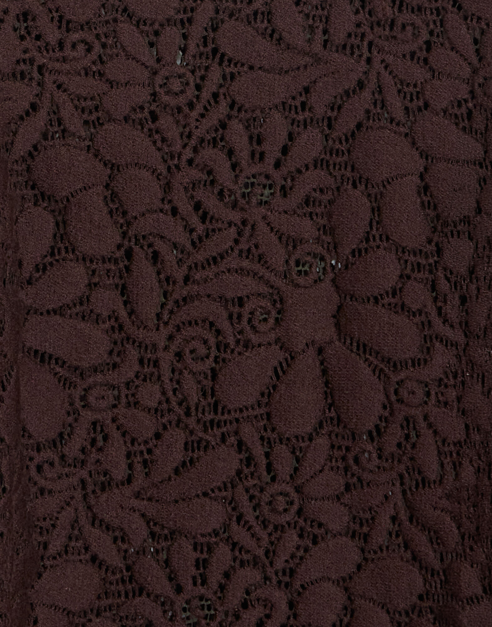 La DoubleJ Lacey Make An Exit Top Solid Chocolate TOP0108LAC003SOLIDBR07