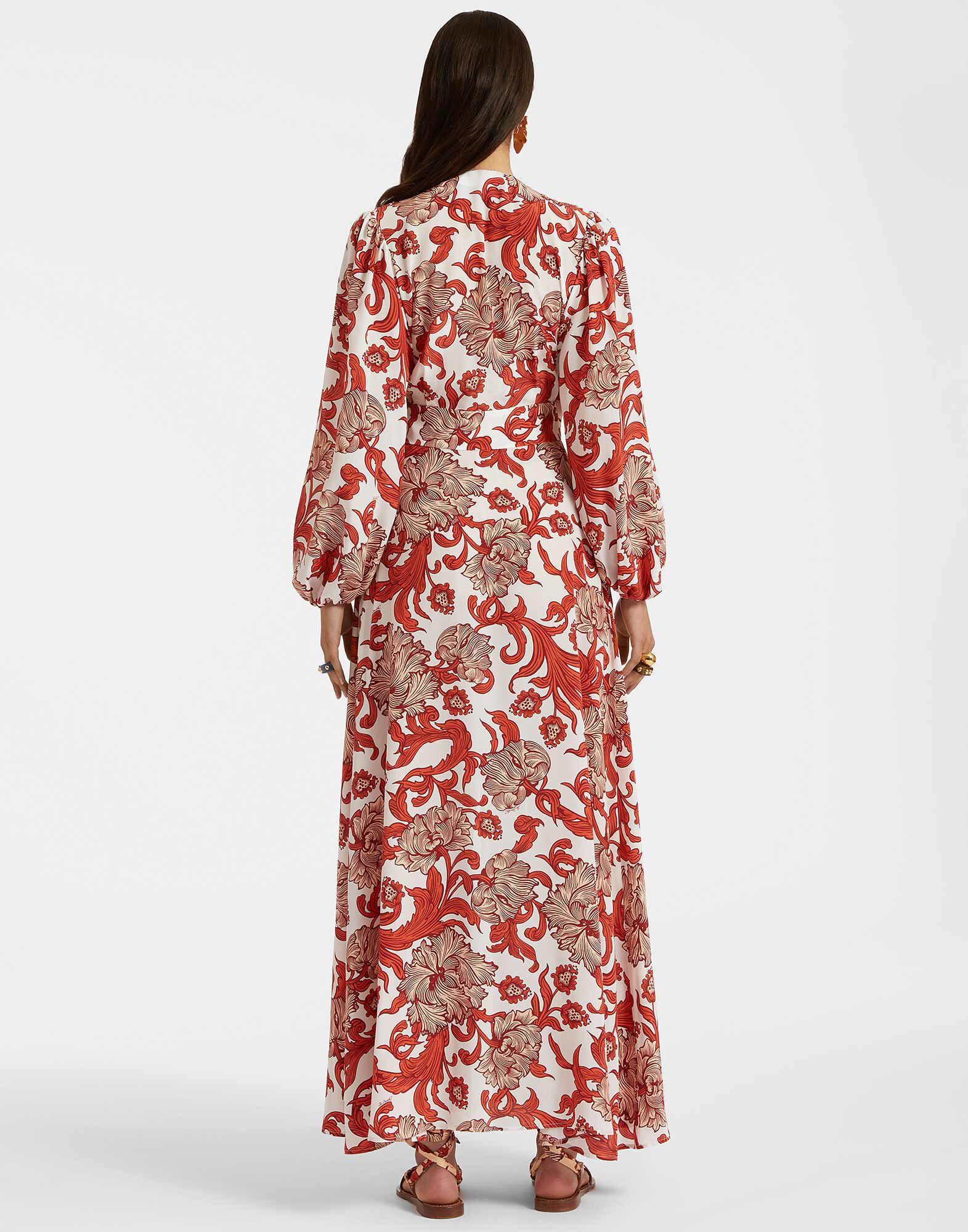 La DoubleJ Long Camerino Dress Reef White DRE0585CRE001REE01WH01