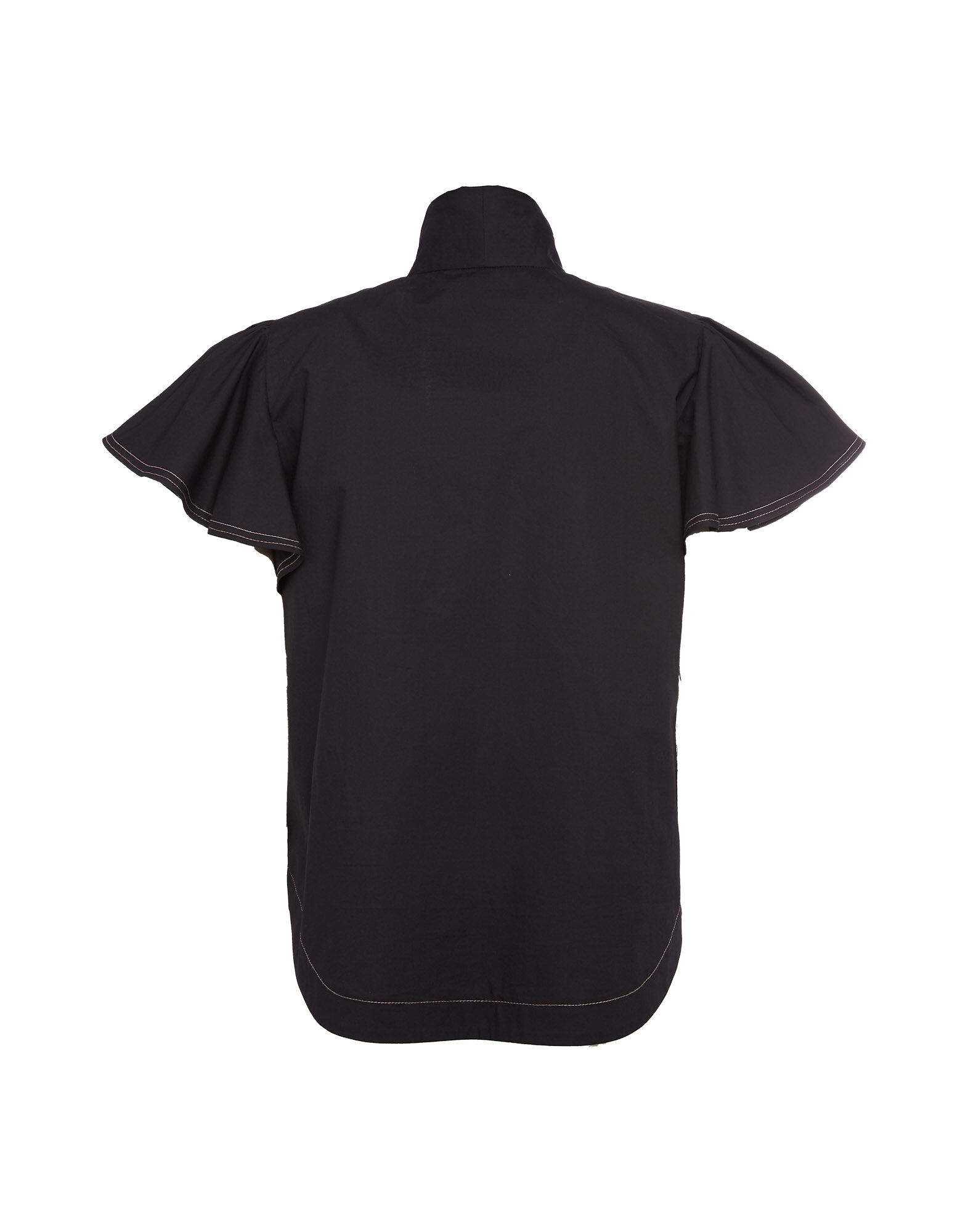 LaDoubleJ Lou Lou Shirt Solid Black SHI0048COT001BLA0001