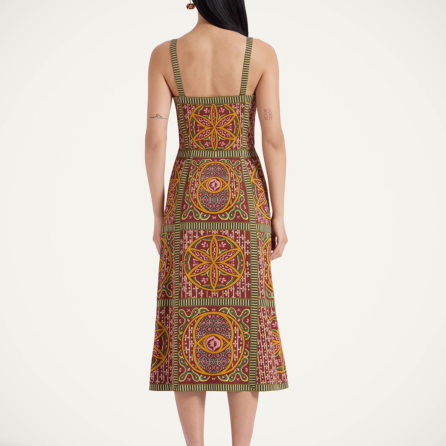 Shop La Doublej Buy Me A Martini Dress In Eclipse Placée Yellow
