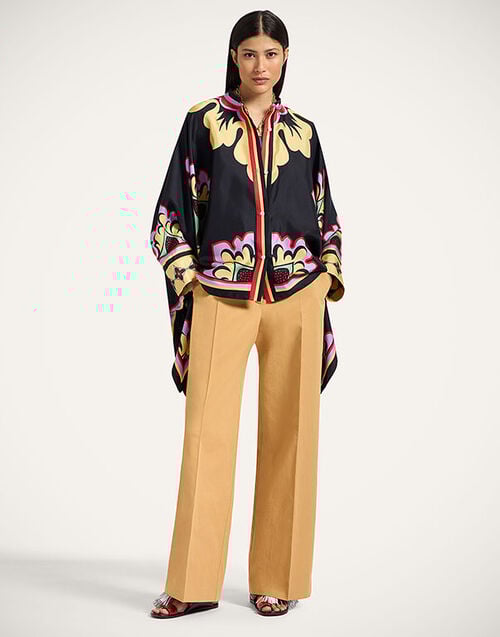 La DoubleJ Let Loose Pants La DoubleJ Let Loose Pants Solid Havana TRO0149COT075SOLIDBR15