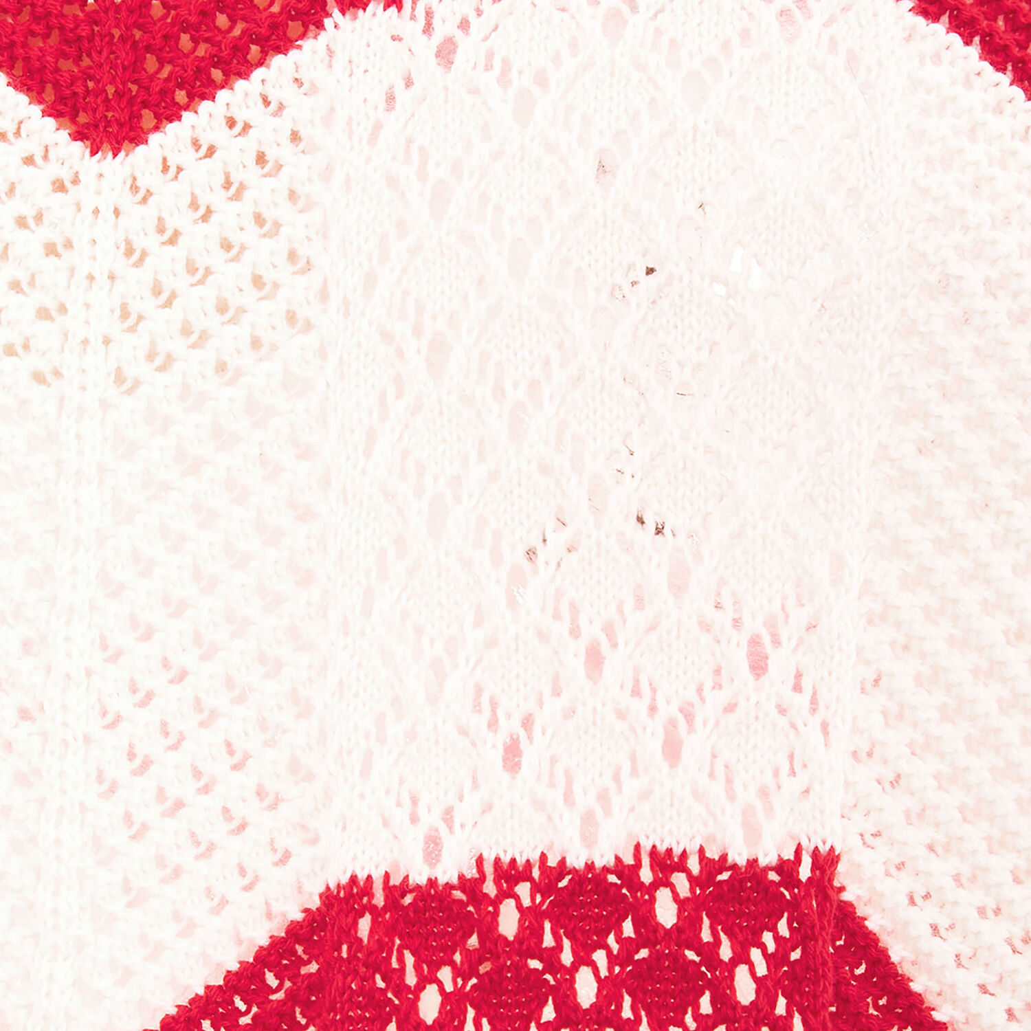 LA DOUBLEJ CHEVRON CROP SWEATER