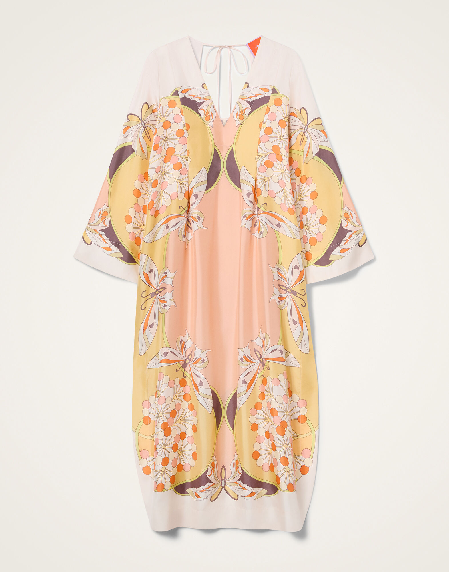 La DoubleJ Twin Flame Dress Florette Plac&eacute;e Pale Pink DRE1022SIL029FLO08PI02