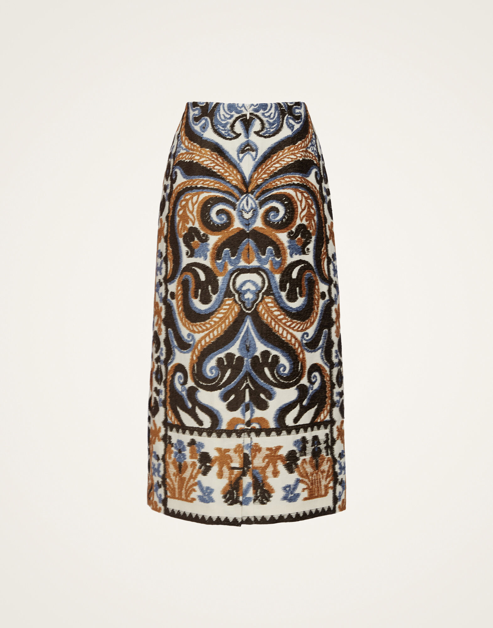 Pencil Skirt in Corsini Cream for Women | La DoubleJ