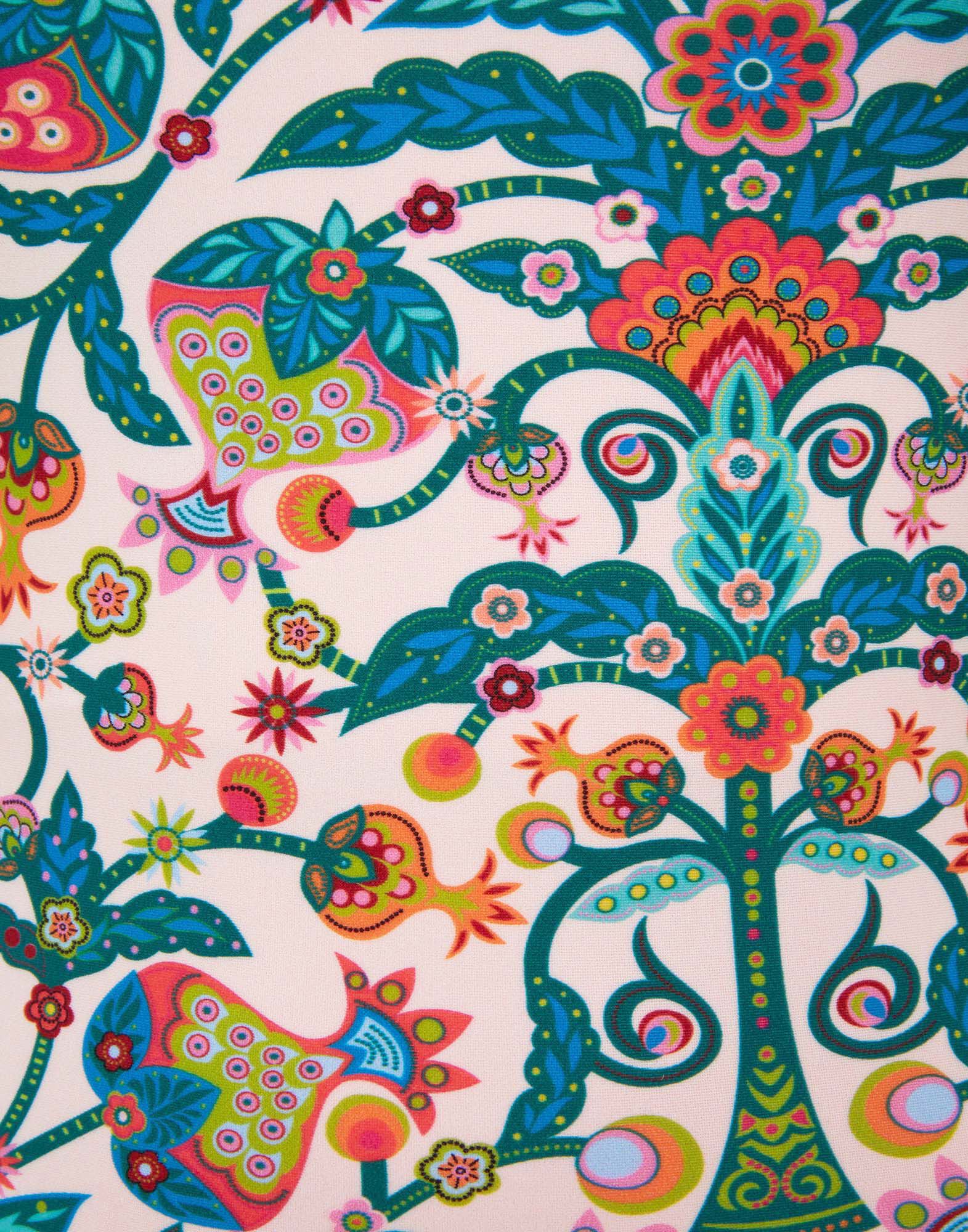 LaDoubleJ Surf Suit Tree Of Life Bianco SWI0001LYC001TFL0003