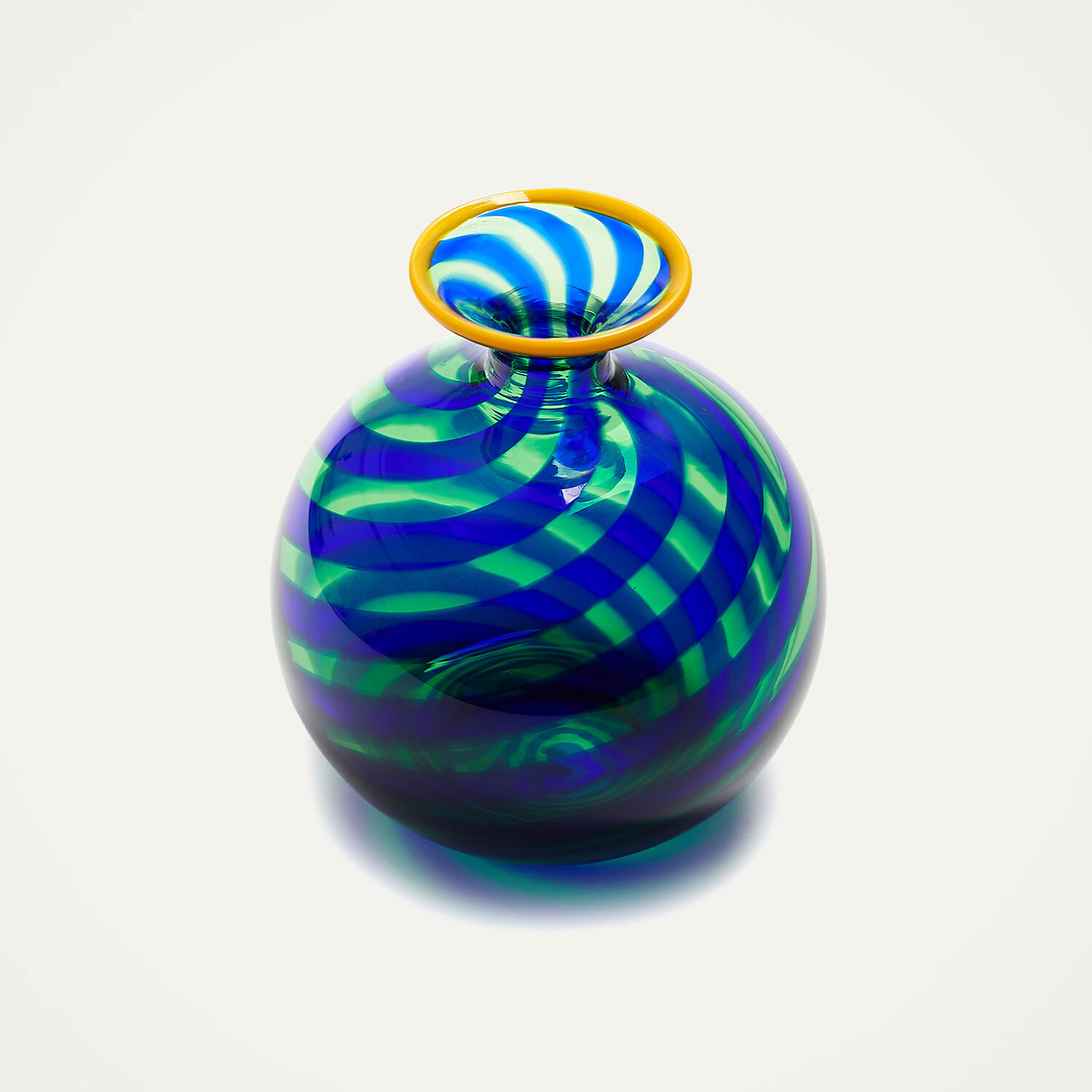 Shop La Doublej Mini Ciccio Vase In Blue