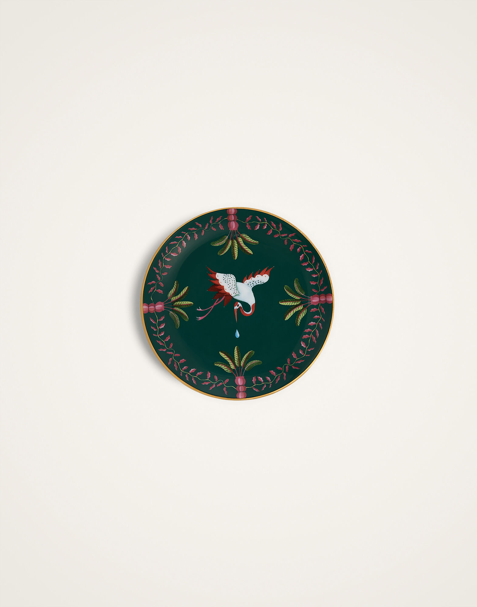La DoubleJ Mini Plates Set of 5 Flora and Fauna Multicolor SID0007CER001HLE07MU03