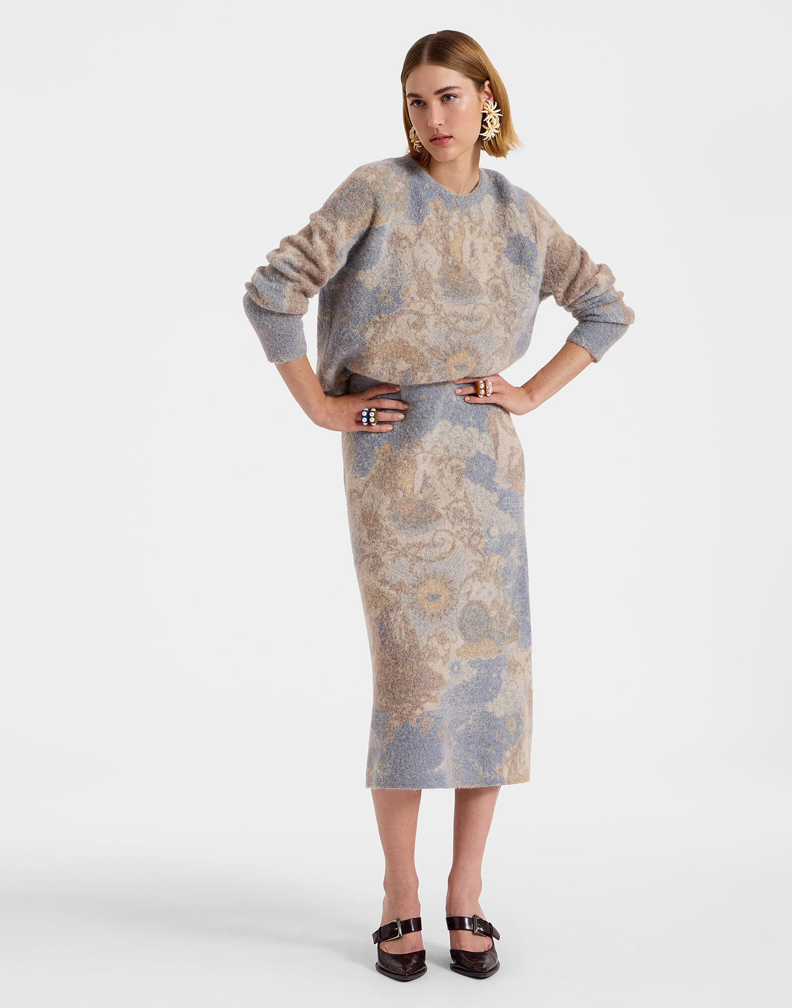 La DoubleJ All-In Sweater Light Blue PUL0213KNI124VA291BU01