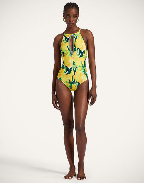 La DoubleJ Fonda Swimsuit La DoubleJ Fonda Swimsuit Zesty Yellow SWI0073LYC001ZES01YE02