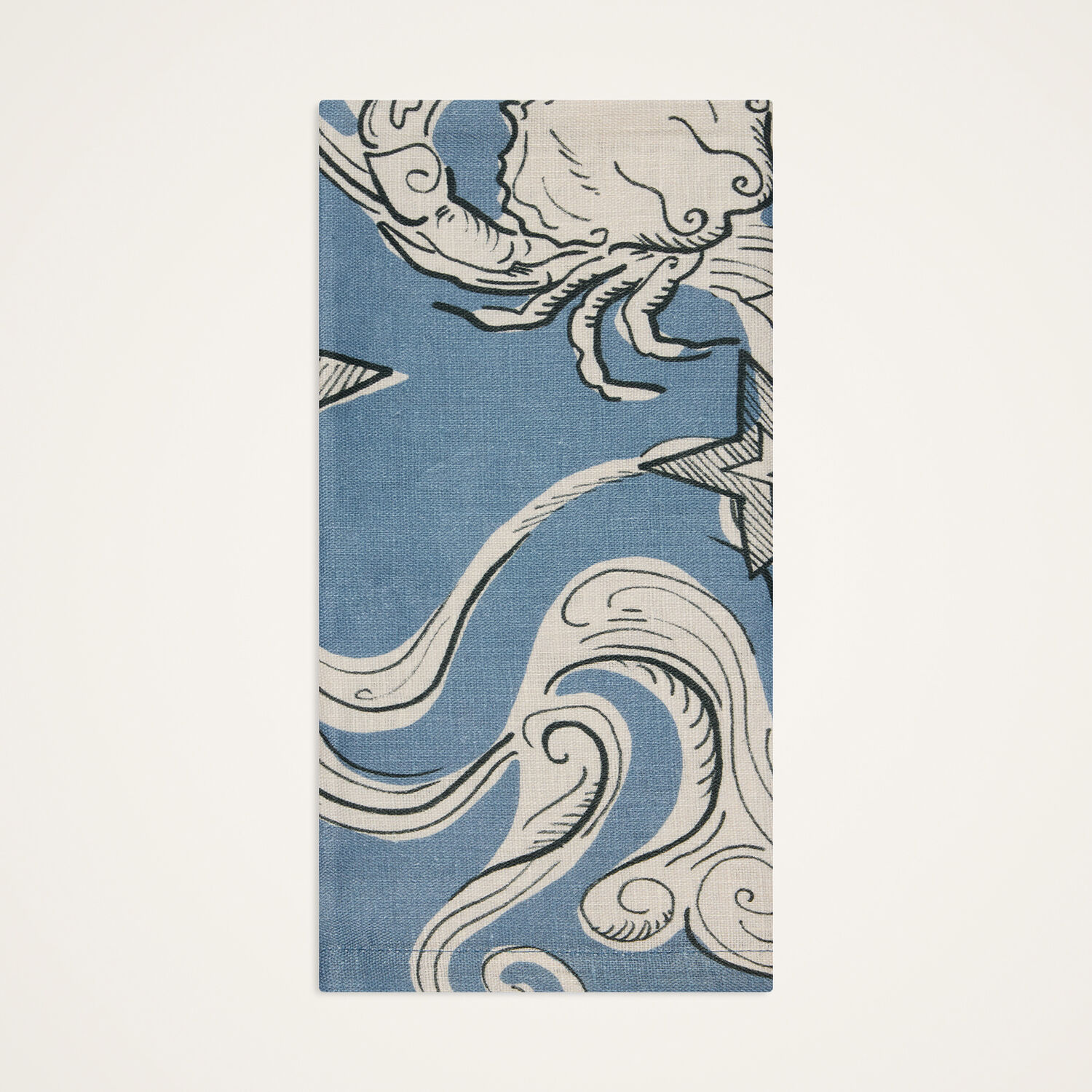La Doublej Large Napkins Set Of 2 In Cosmos Light Blue