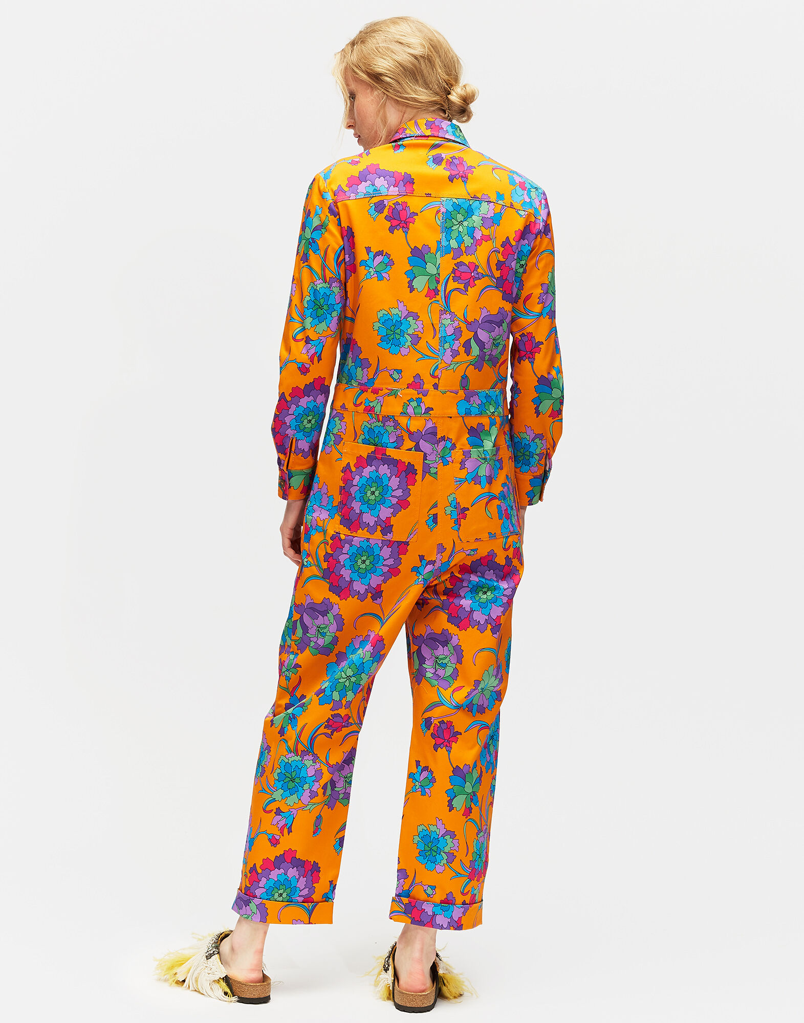 LaDoubleJ Benzinaio Jumpsuit Dandelion Arancio DRE0061COT006DAN0002