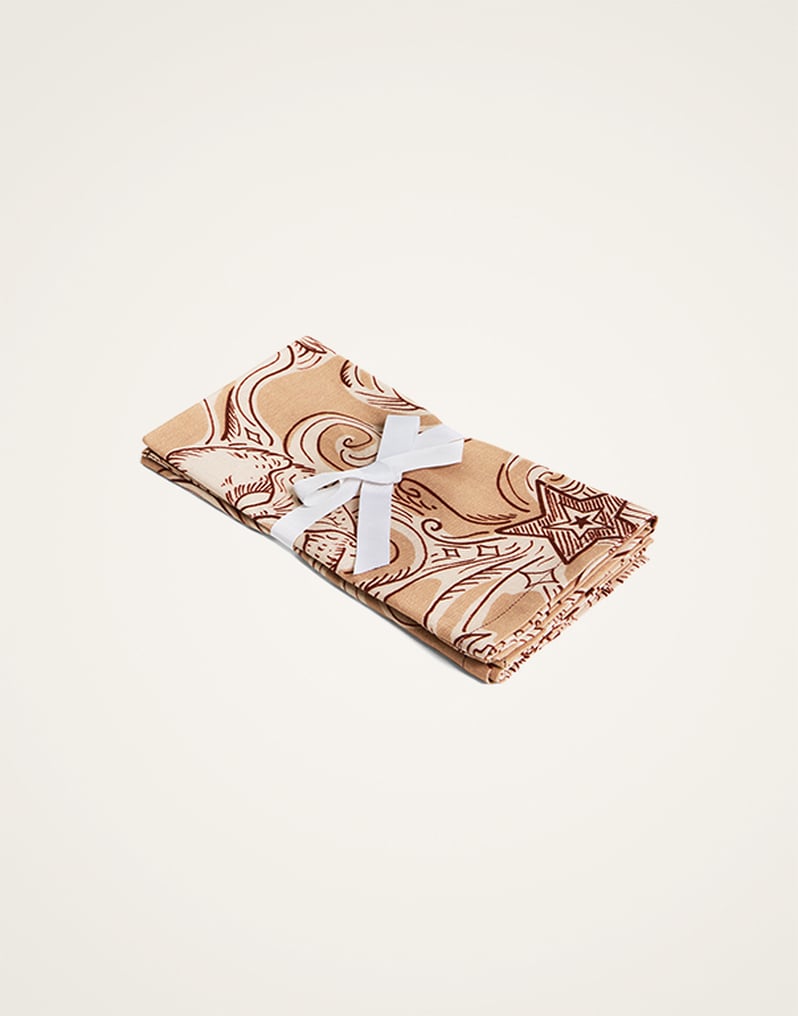 La DoubleJ Large Napkins Set Of 2 La DoubleJ Large Napkins Set Of 2 Cosmos Dusty Pink NAP0017LIN008COS02PI10