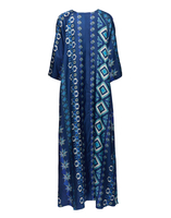 La DoubleJ Muumuu Dress Round Neck La DoubleJ Muumuu Dress Round Neck Costiera DRE0370SIL001COS01BU03