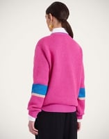 La DoubleJ Joy Sweater La DoubleJ Joy Sweater Color Block Pink & Red PUL0248KNI156VA353PI01
