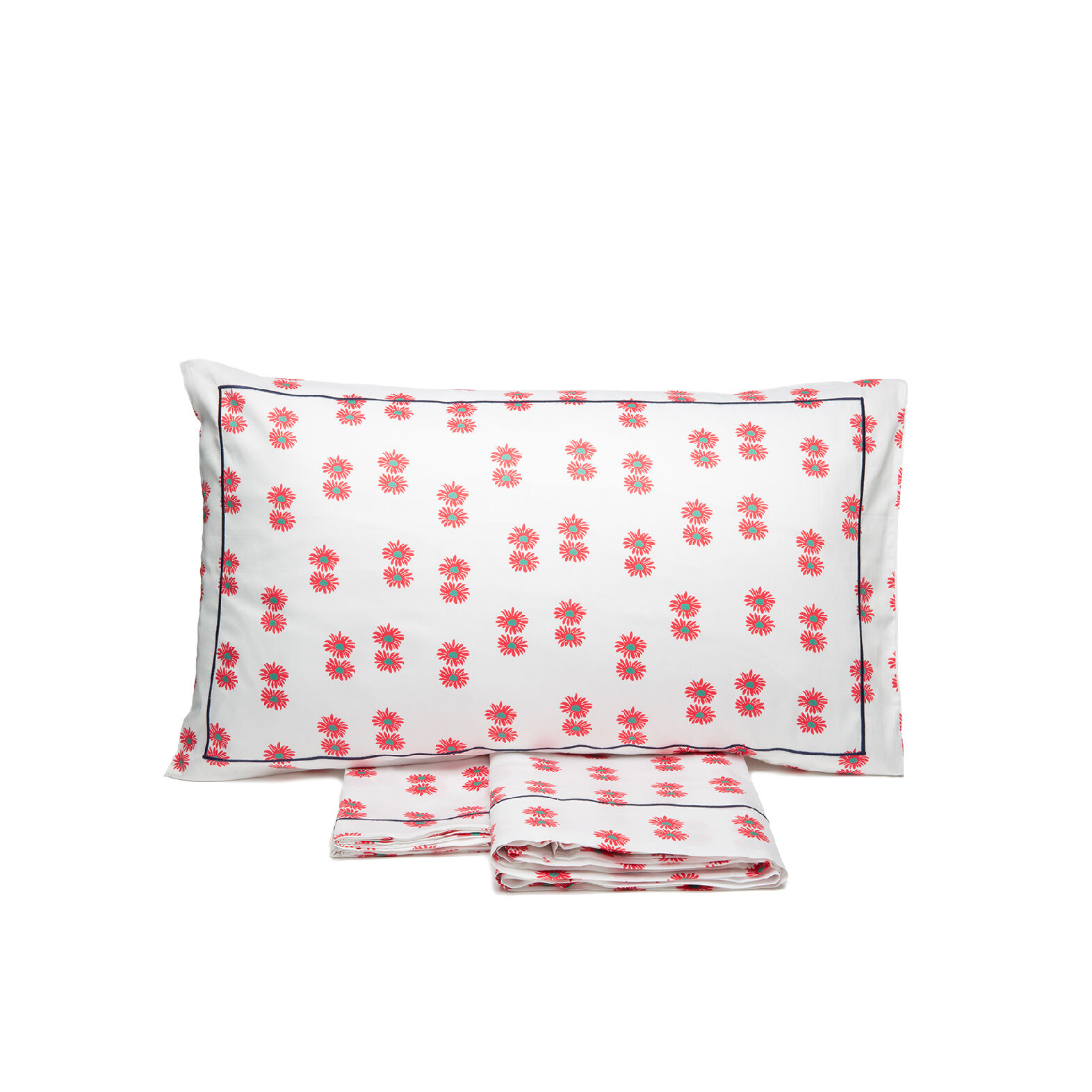 Flat Sheet 1Pcs Pillow Set Twin Size in Margherita Arredamento La DoubleJ