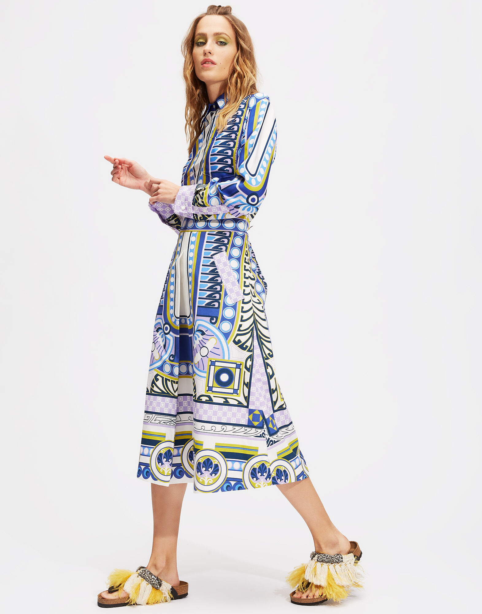 LaDoubleJ Santa Monica Skirt Ittica Blu SKI0033COT016ITT0002