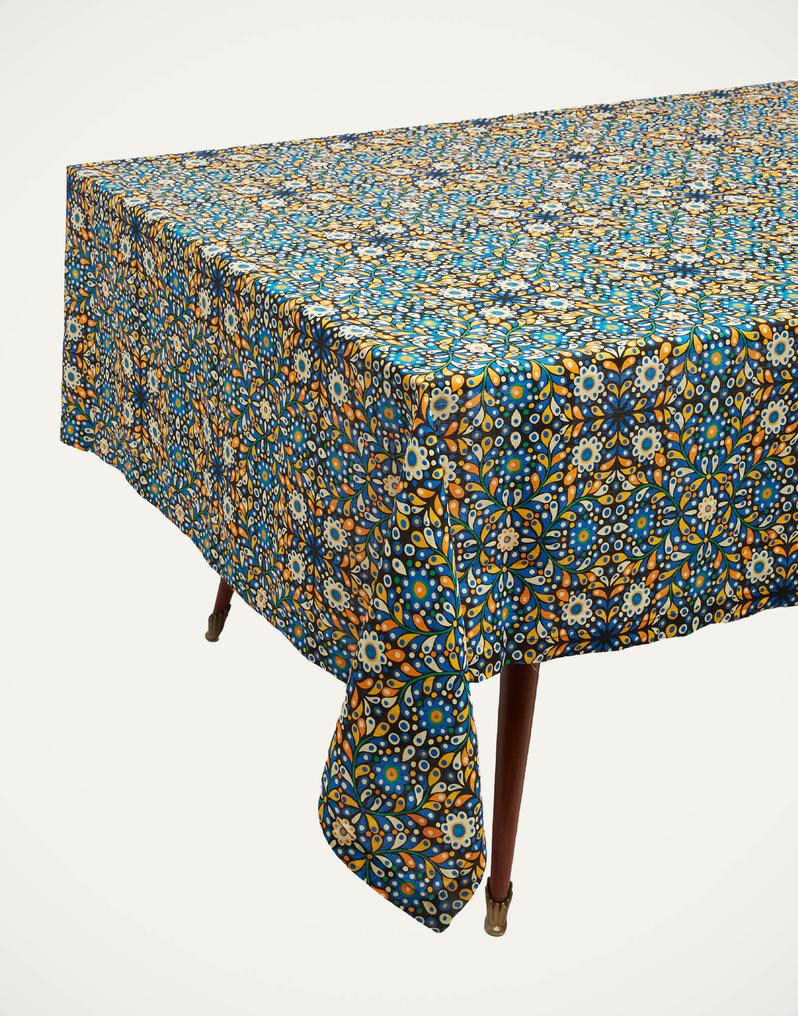 La DoubleJ Small Tablecloth La DoubleJ Small Tablecloth Confetti Blu TBC0001LIN001CON0002