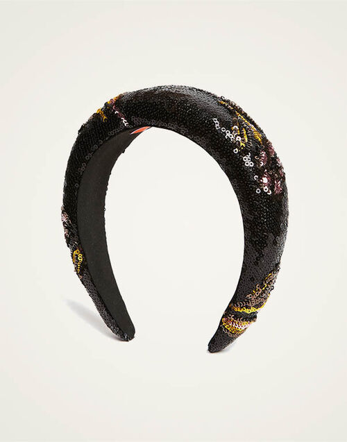 La DoubleJ Medici Headband Mayfair Black HEB0017PAI007MAY02BL01