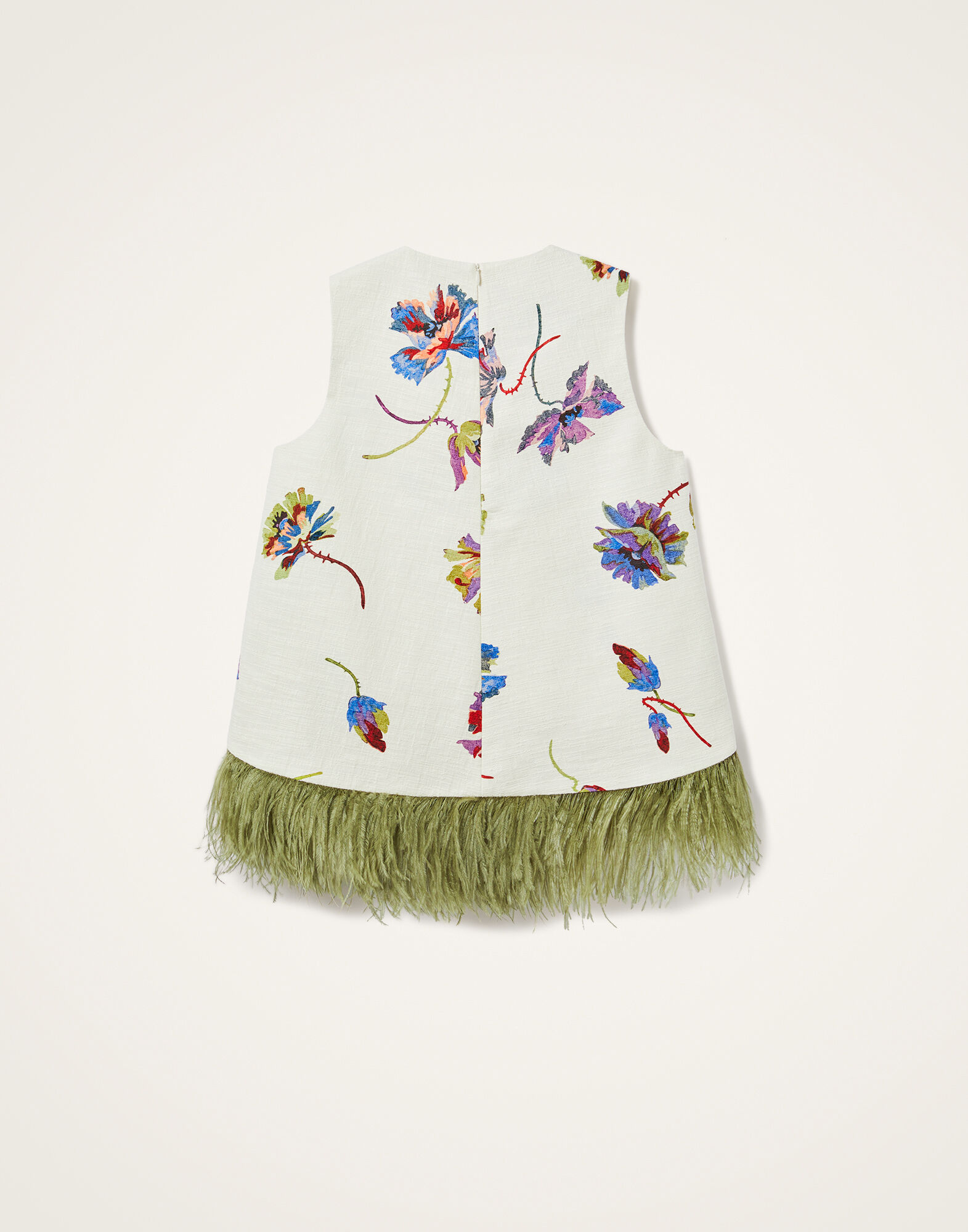 La DoubleJ La Scala Top Infiorata White TOP0013COT005INF01WH01