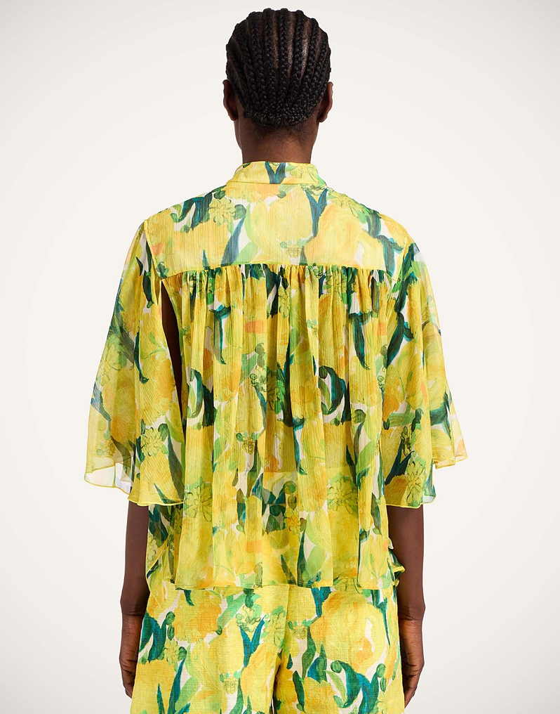 La DoubleJ Frappé Top La DoubleJ Frappé Top Zesty Yellow TOP0154CRE009ZES01YE02