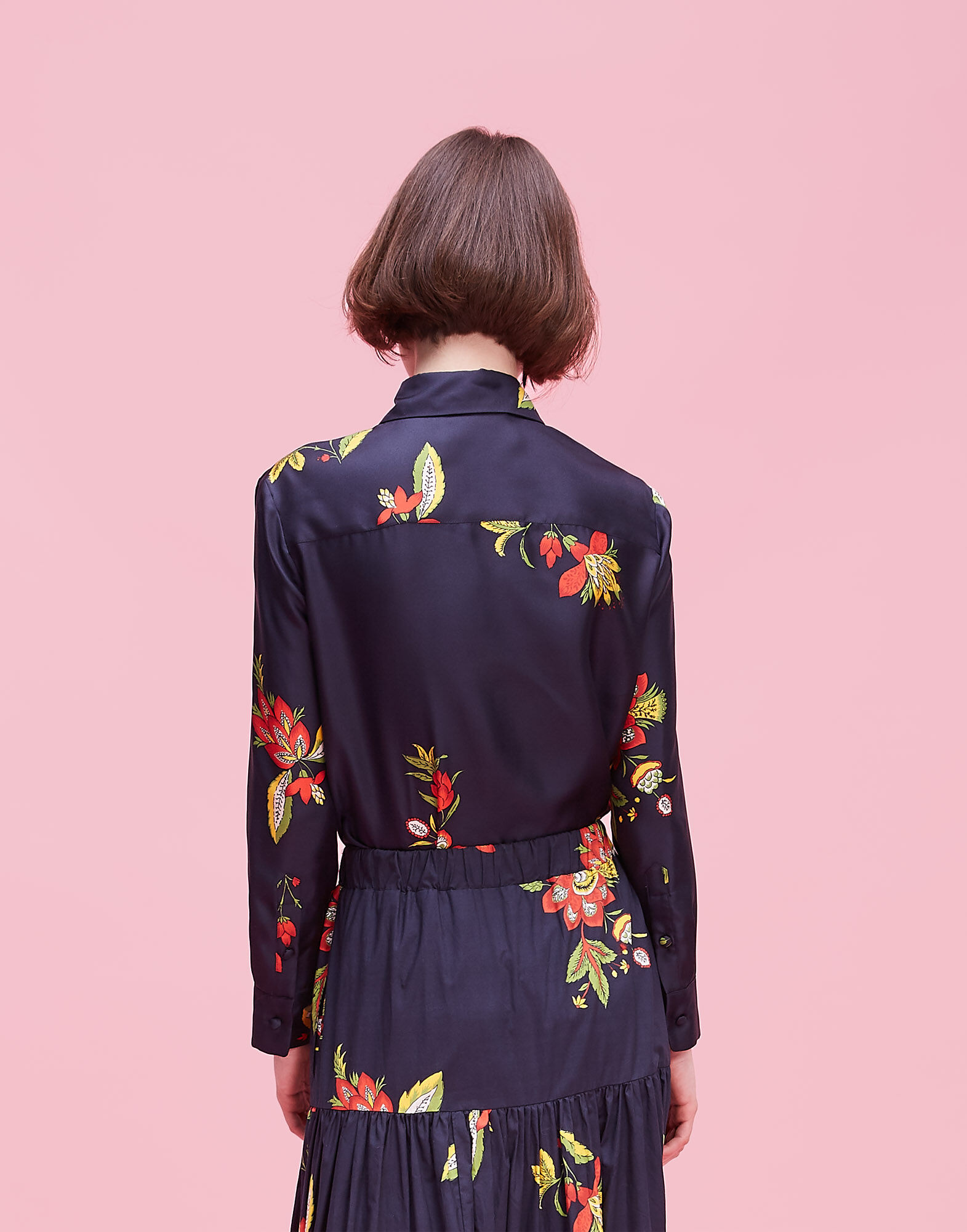 LaDoubleJ Boy Shirt Space Flower SHI0001SIL001SPA0001