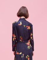 LaDoubleJ Boy Shirt LaDoubleJ Boy Shirt Space Flower SHI0001SIL001SPA0001