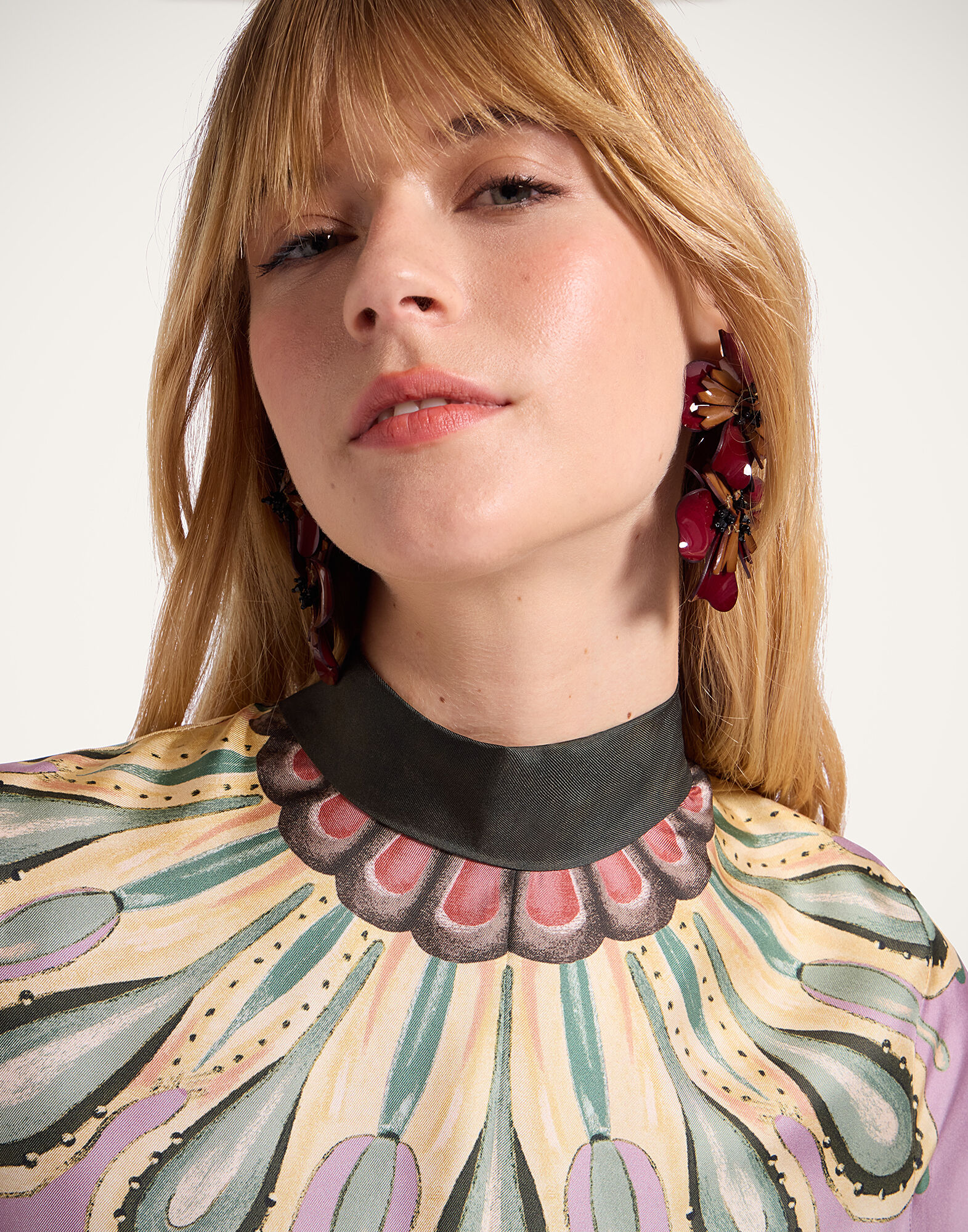 La DoubleJ Magnifico Dress Nucleus Plac&eacute;e Dusty Pink DRE0232SIL001NUC06PI10