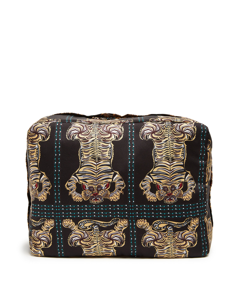 La DoubleJ Beauty Case La DoubleJ Beauty Case Tiger Tiles Black Small BAG0044RAS006TIG0008