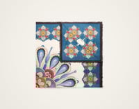 La DoubleJ Foulard 140 La DoubleJ Foulard 140 Nucleus Placée Blue SCA0060MOS001NUC10BU03