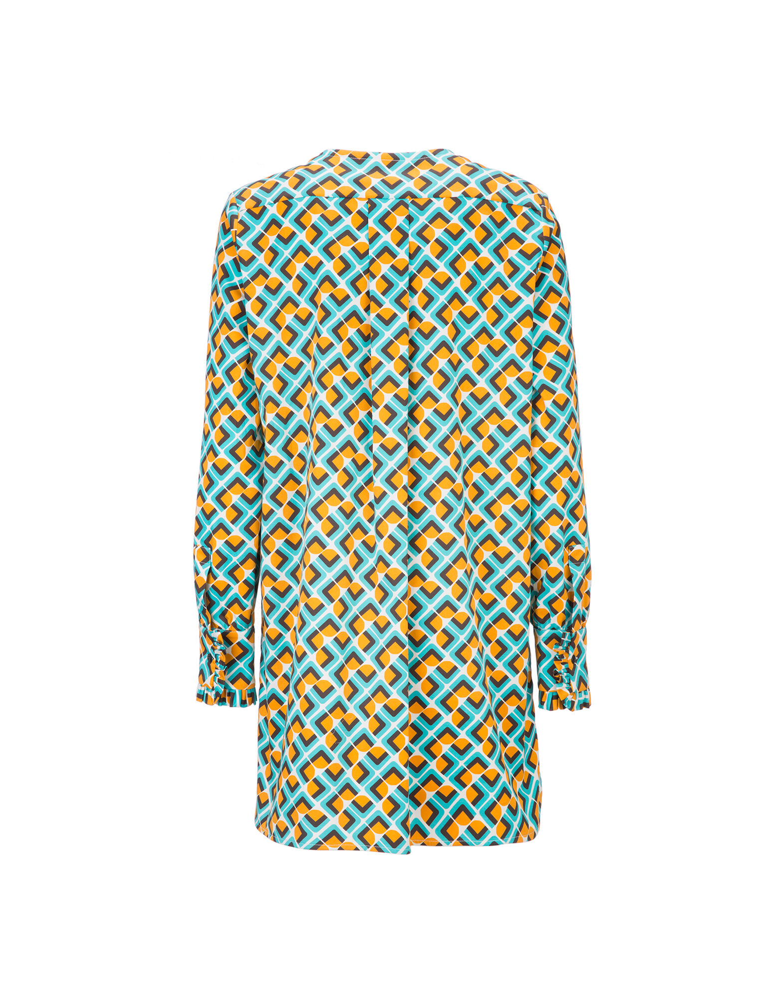 LaDoubleJ Tuxedo Mini Dress Domino Giallo DRE0012COT002DOM0002