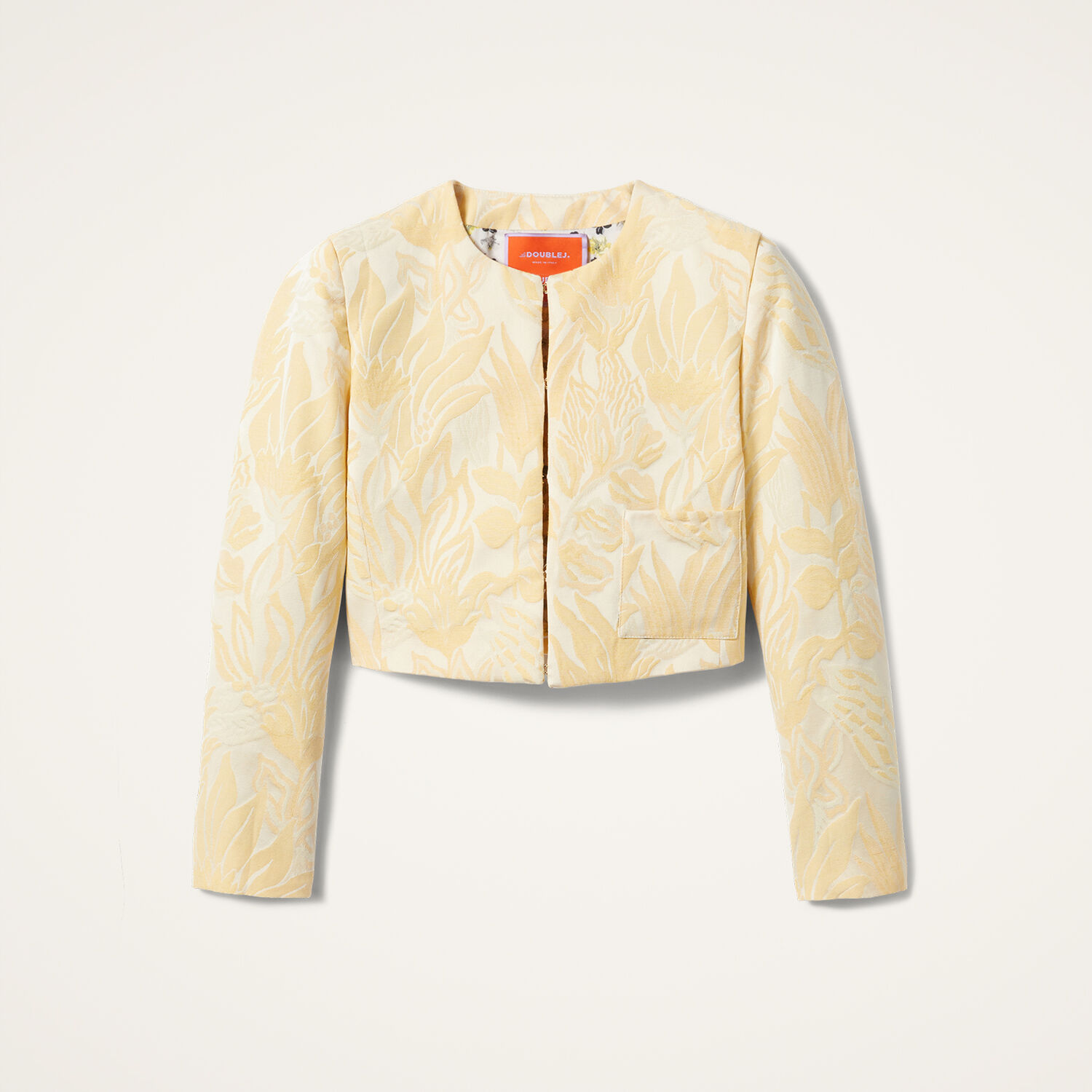 La Doublej Bijoux Jacket In Iris Yellow