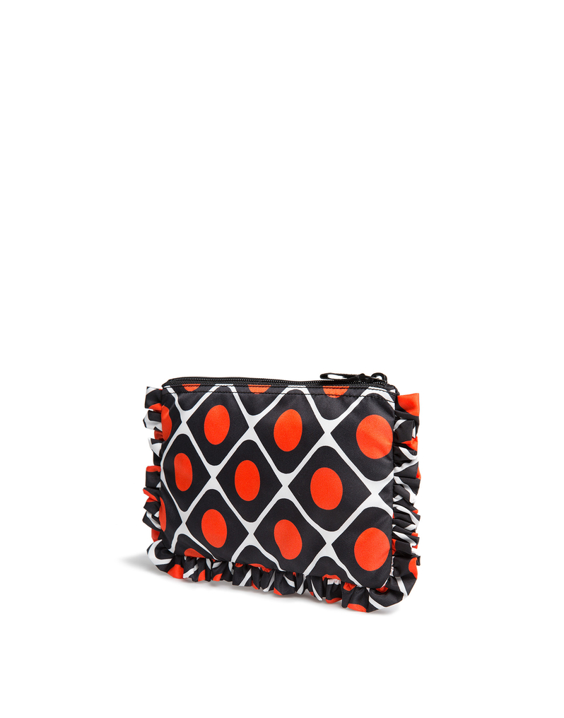 LaDoubleJ Ruffle Clutch LaDoubleJ Ruffle Clutch Pomodorini BAG0001NYL001POM0001