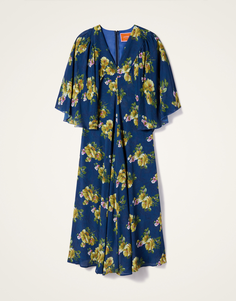 La DoubleJ Delizioso Dress La DoubleJ Delizioso Dress Riptide Midnight Blue DRE0856VIS019RIP01BU04