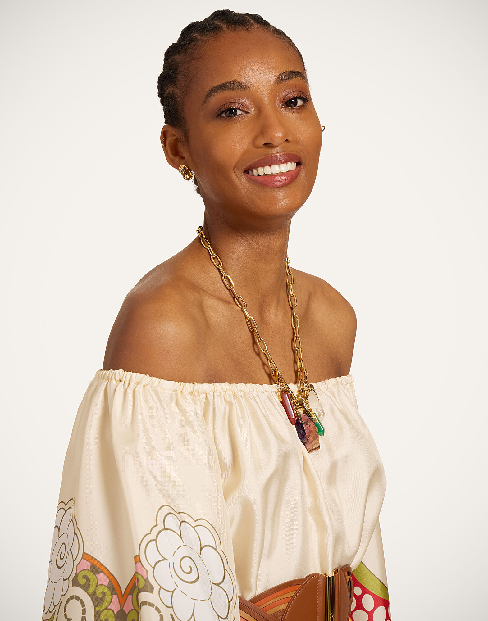 La DoubleJ Goddess Dress Ambrosia Plac&eacute;e Ivory DRE1020SIL029AMB03WH04