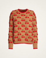 La DoubleJ Cherry Sweater La DoubleJ Cherry Sweater Camel/Red PUL0103KNI064VAR0129