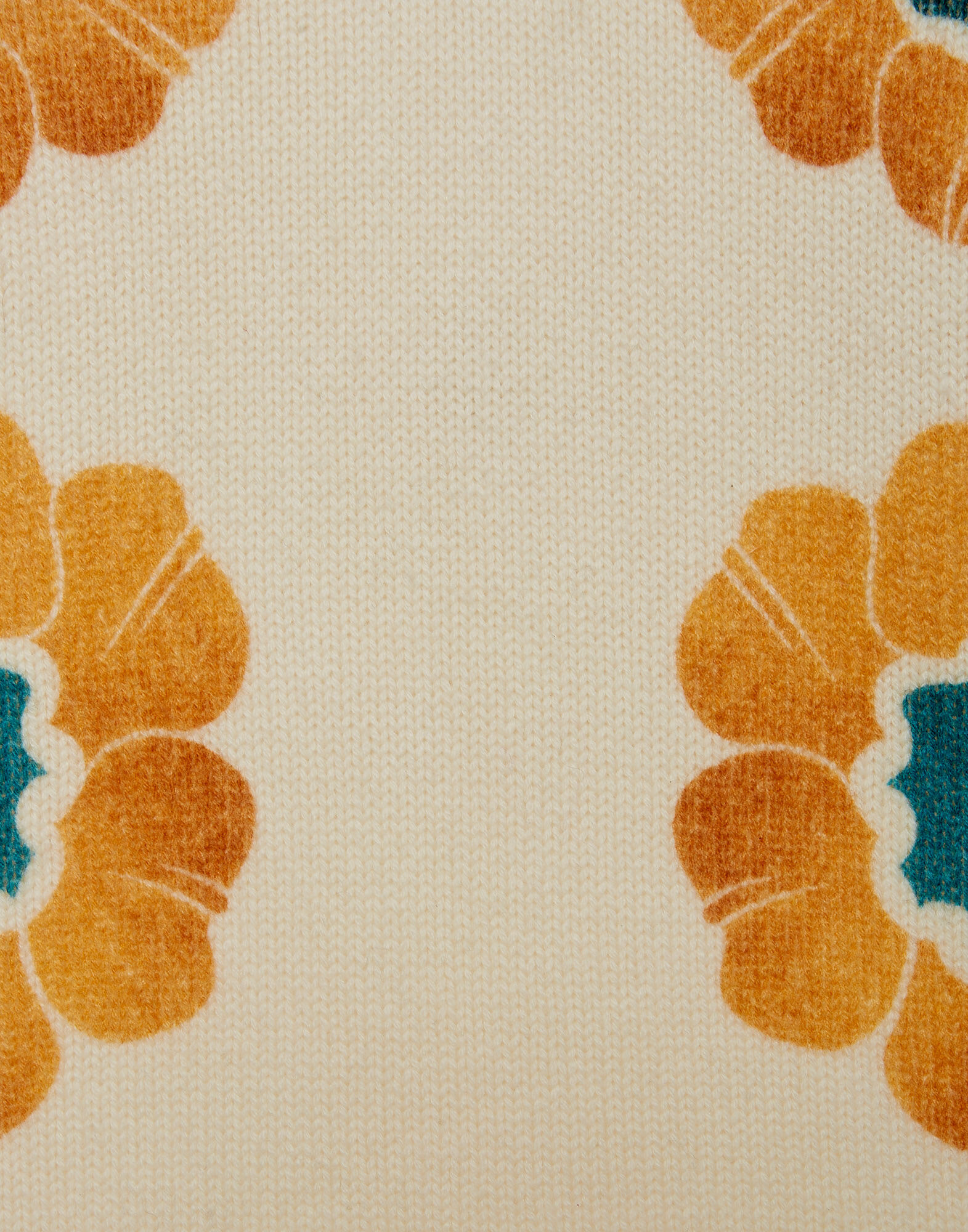 La DoubleJ V-Neck Boy Sweater Daisychain Plac&eacute;e Off White PUL0185KNI101VA221WH05