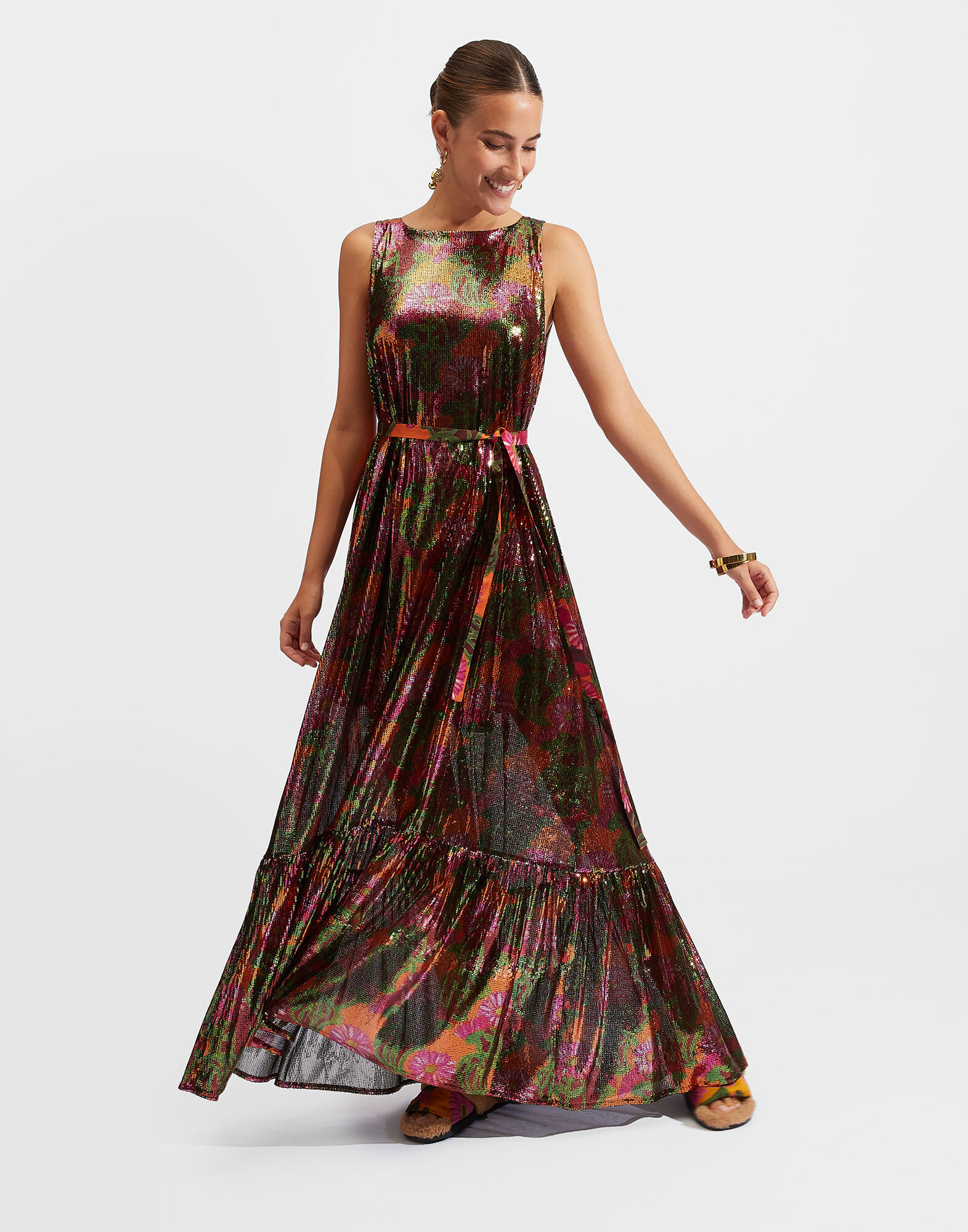 La DoubleJ Soir&eacute;e Dress Orange Gerber DRE0413PAI002GER0002