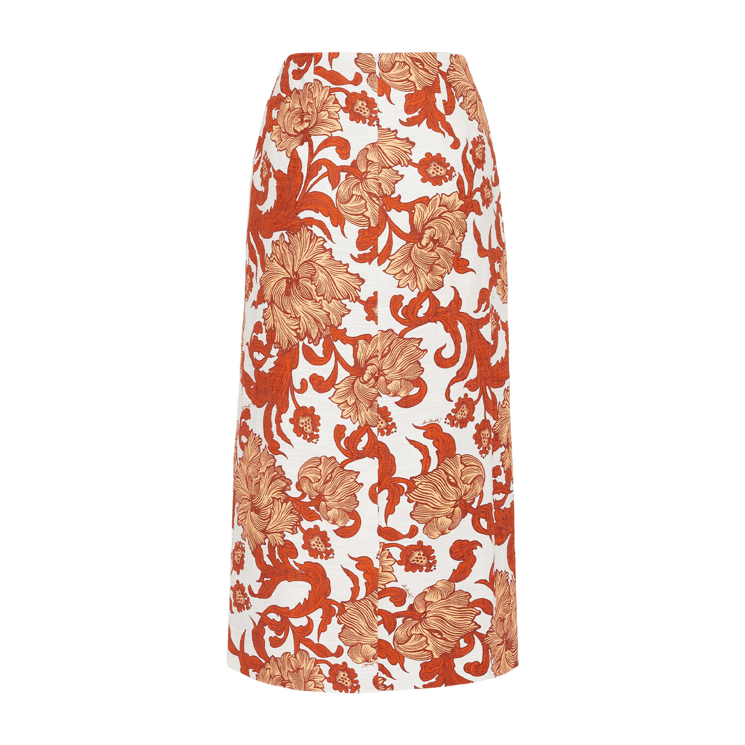 Shop La Doublej Pencil Skirt In Reef White