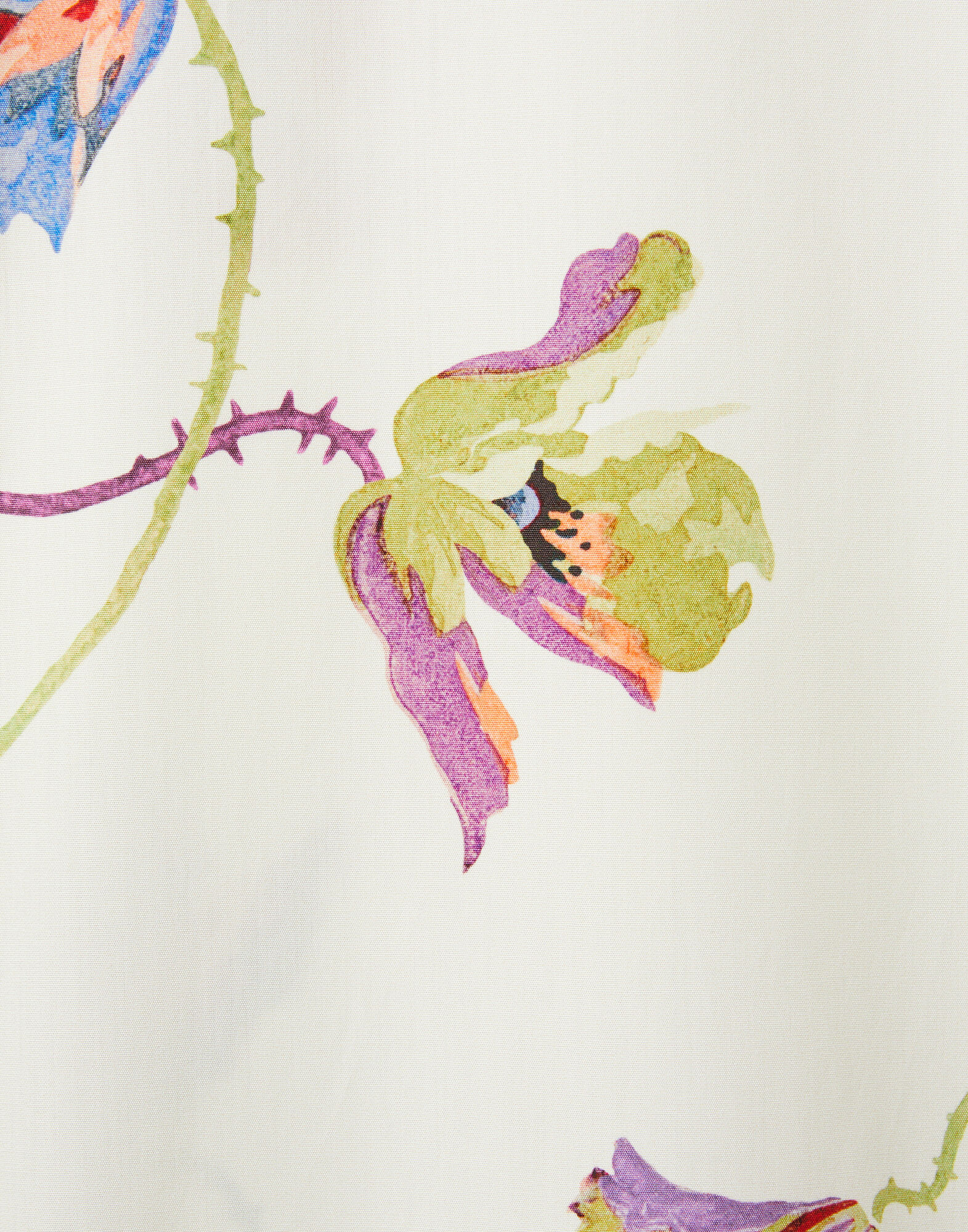 La DoubleJ Sundowner Tunic Infiorata White DRE0897COT039INF01WH01