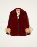 La DoubleJ Keaton Jacket La DoubleJ Keaton Jacket Terracotta JAC0073VEL011SOLIDBR08