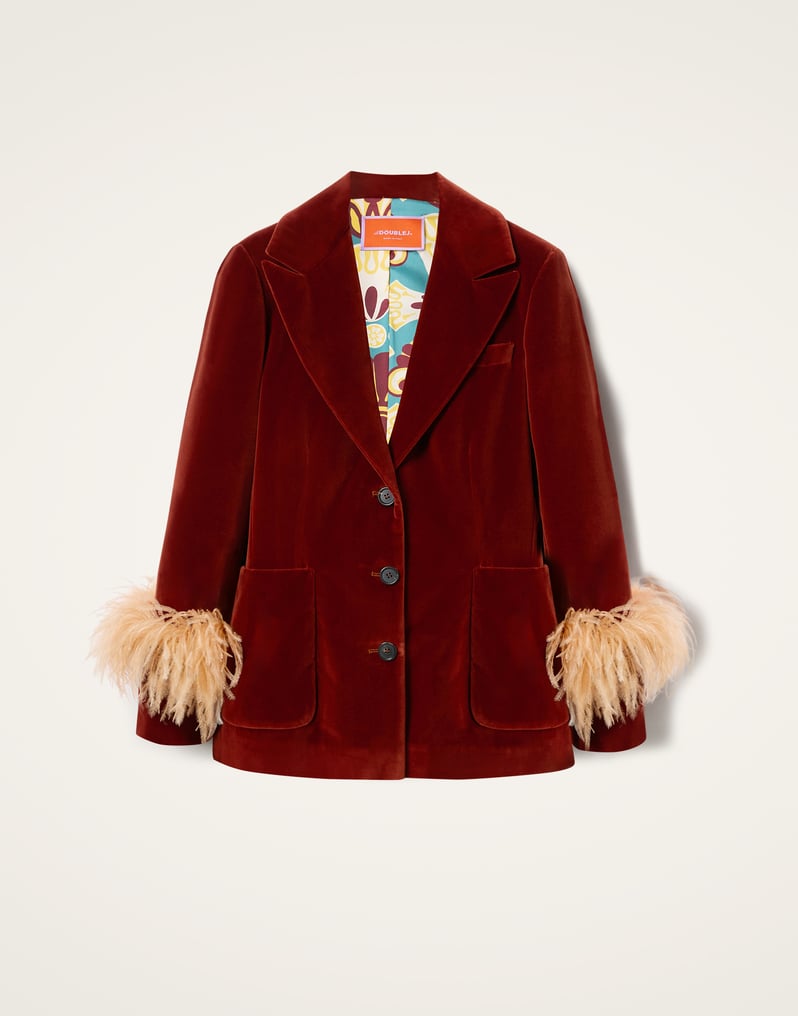 La DoubleJ Keaton Jacket La DoubleJ Keaton Jacket Terracotta JAC0073VEL011SOLIDBR08