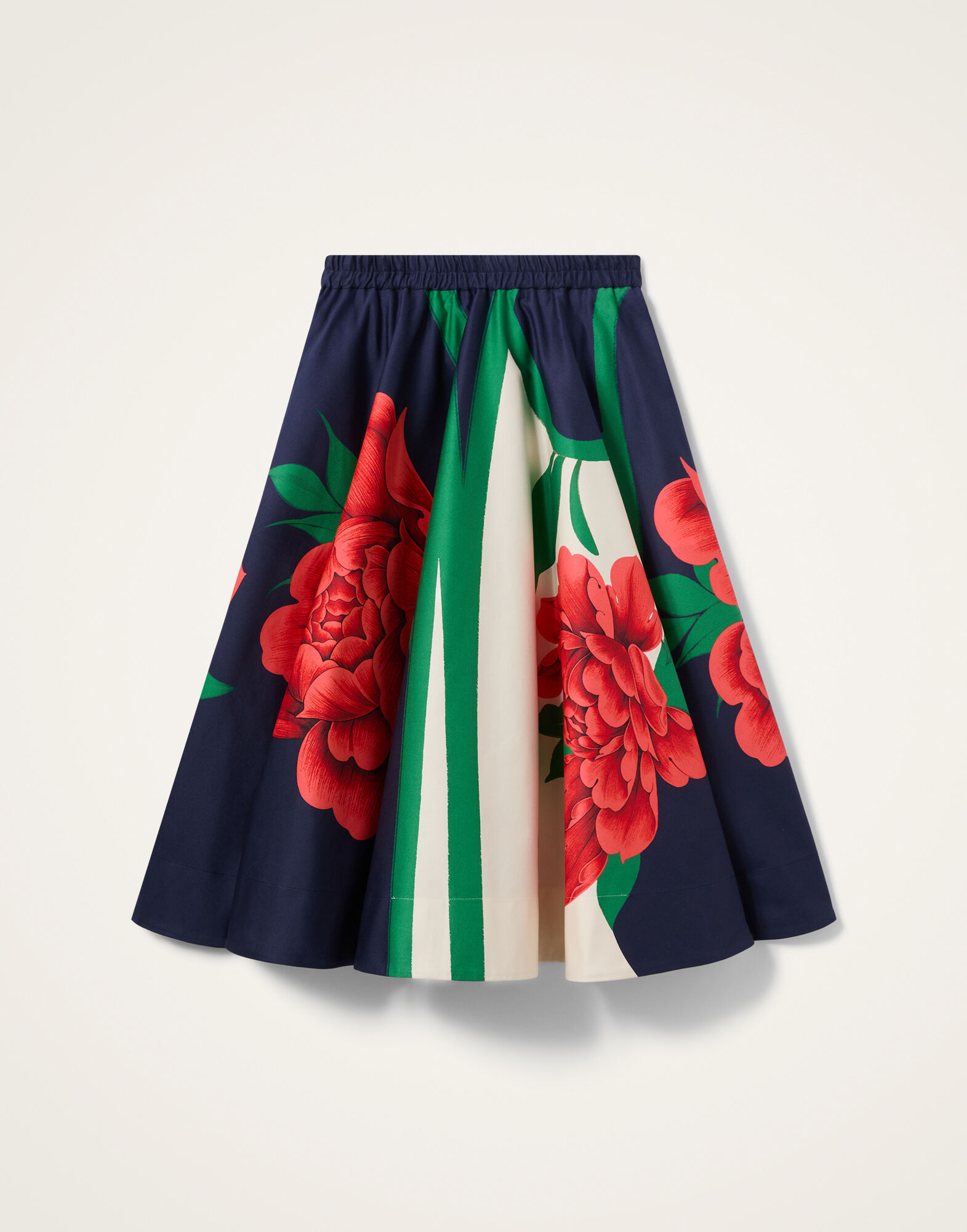 La DoubleJ Ballerina Skirt Queen Peony Plac&eacute;e Blue SKI0199COT094QPE02BU03