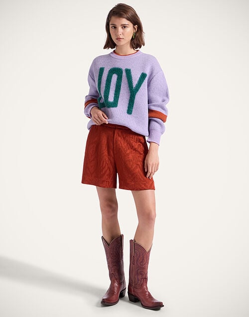 La DoubleJ Good Butt Shorts La DoubleJ Good Butt Shorts Animalier Rust TRO0010JCQ118ANI02OR04