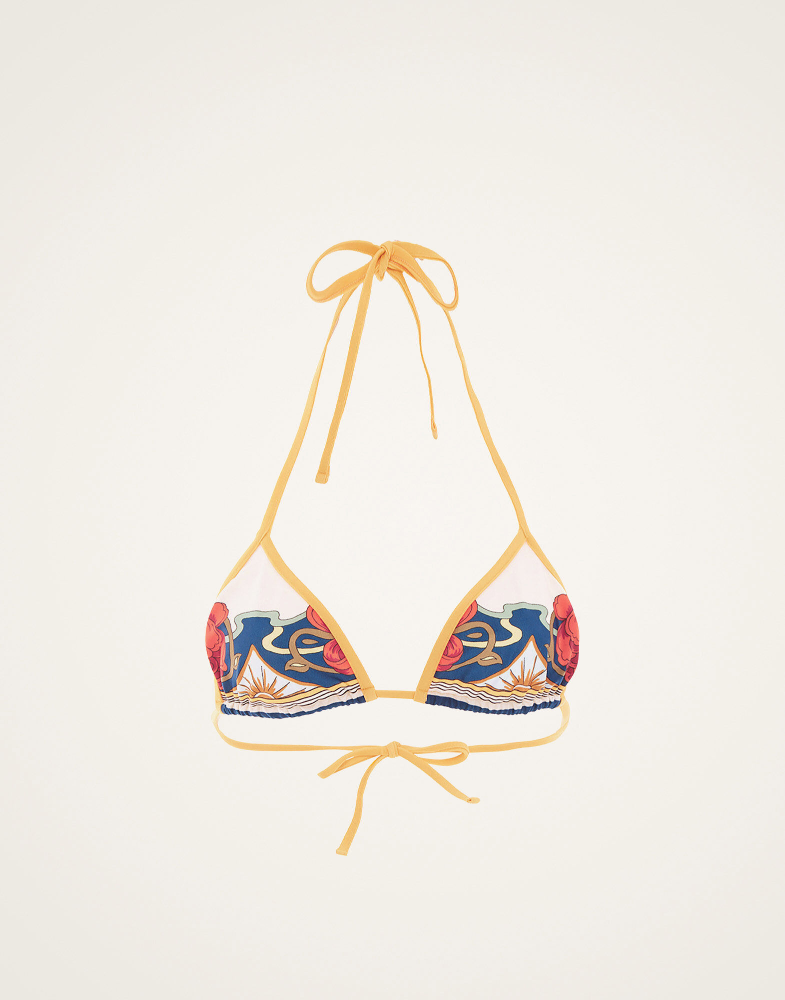 La DoubleJ Bikini Top Taormina Plac&eacute;e Ivory SWI0032LYC003LRT01WH04