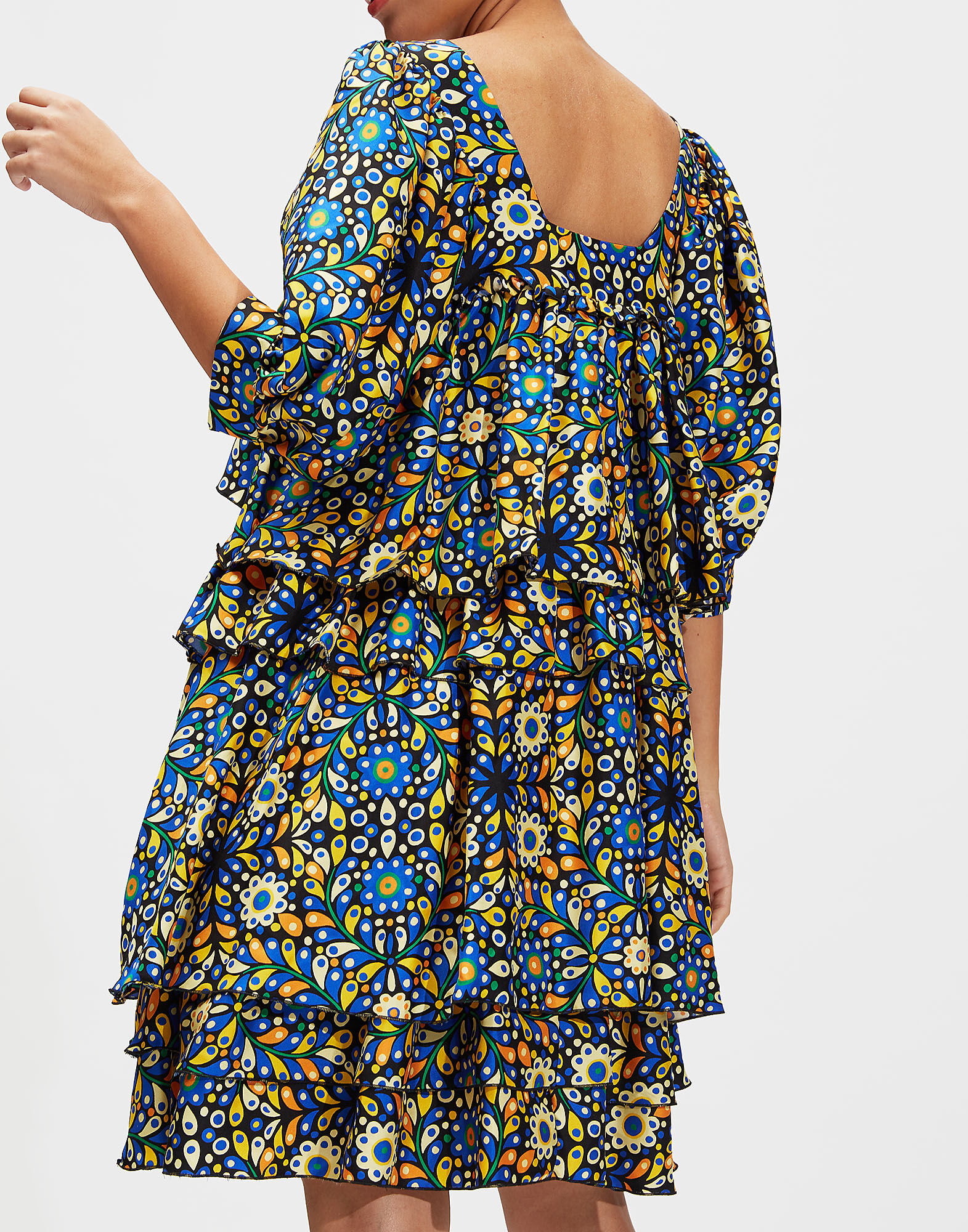 LaDoubleJ Big Mama Dress Confetti Blu DRE0049SIL001CON0002