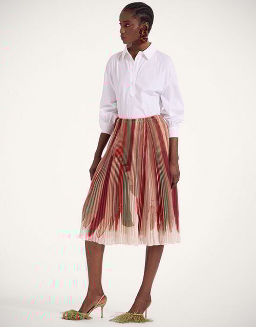 La DoubleJ Supremes Skirt La DoubleJ Supremes Skirt Twist Placée Multicolor SKI0074CHF004TWI01MU01