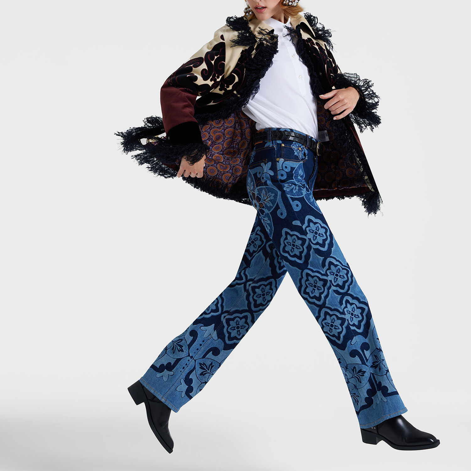 La Doublej The Better Than Your Boyfriend Jean In Partenope Navy