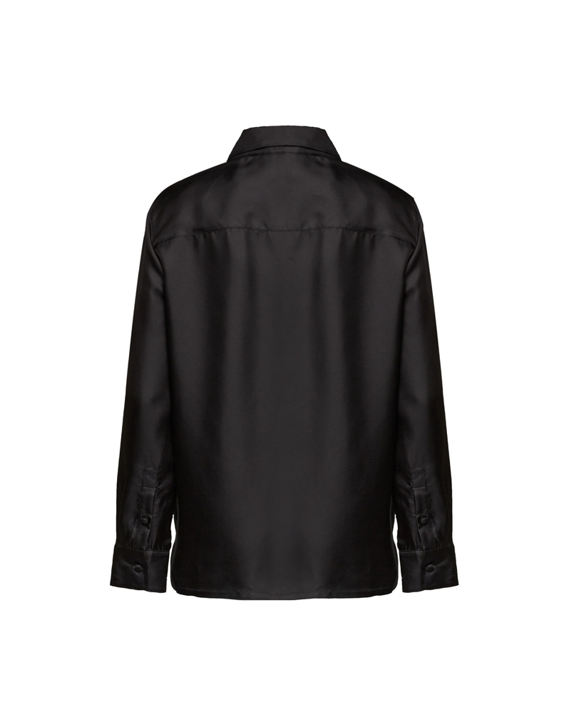 La DoubleJ Boy Shirt La DoubleJ Boy Shirt Solid Black SHI0001SIL001BLA0011